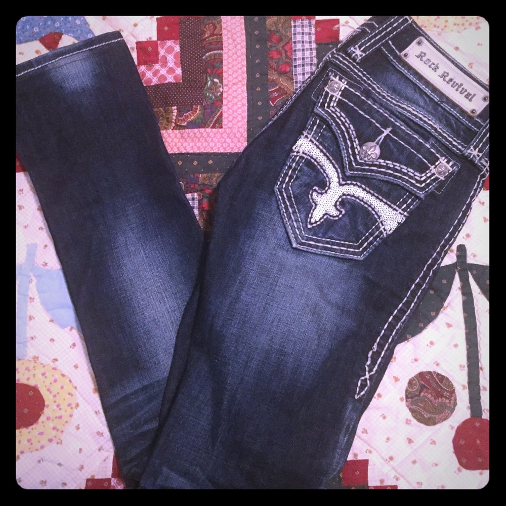 Rock revival skinny jeans